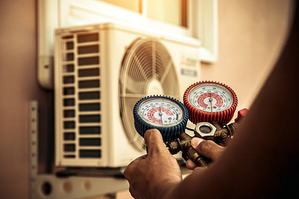 Professional Ductwork Repair technician working in Ashland, VA